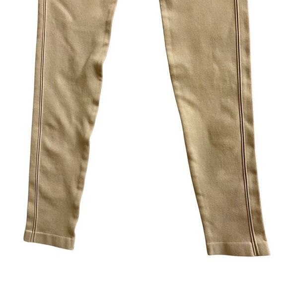 Spiritual‎ Gangster compression sculpt leggings size M/L Tan Beige Ribbed - Picture 5 of 9